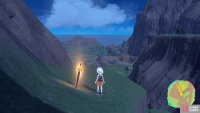 orange stake 4 can be found on the cliffside ledge.