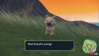 If successful, Rockruff will evolve…
