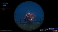 three headshots to the left and a smart !bomb to the right robot will see you through here.