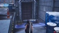 turn left, and follow the path down where another chest will be as well as a hiding spot