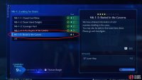 Accept the Mission 6-1-5, and head east at the intersection.