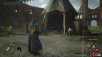 to find the Collection Chest sitting inside a small tent.