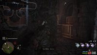 Open the room on the left of the battlement to get the crate.