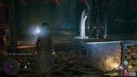 Get the floating platform past the portal to continue on past the first puzzle.