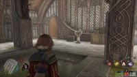 You’ll find the brazier inside the Boathouse.