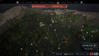 The location of the Treasure Vault in the northern part of the Forbidden Forest.