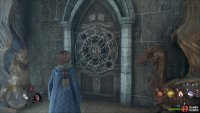 Use the key to open the elaborate door in the same corridor as the entrance to the Headmaster’s Office.