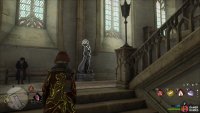 You’ll find the statue just up the stairs from the Hogwarts Crest.