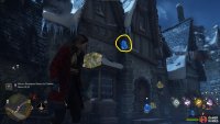 There’s a level 2 locked house around the corner from the Tomes and Scrolls store.