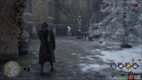 Continue up the Quad Court path, and you’ll find a Levioso Statue.