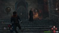 burn the webs away to hit the rune on the right