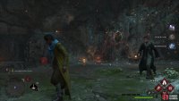 Burn away the webs to the right of the door for the first rune
