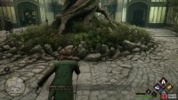 Next, head down either flight of stairs and take the left-hand path down the side of the giant tree.