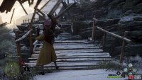 Use Repairo to fix the broken bridge leading to the tent that definitely doesn’t have an illegal beast-fighting ring inside of it.
