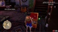 Visit the weapon store on the east side of Coliseum Path for this locked chest.
