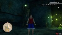 The first cube is in the sky as soon as you enter the Ruin in 1BF Thunderhead Ruin.