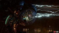 You need to hit this point on the gravity tether to disengage it.