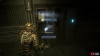 You’ll find the schematic for the Medium Med Pack in a locker in this small room.