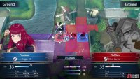 If a backup class is within range when another character attacks - in this case, !Lapis is in range of the enemy !Yunaka is attacking,