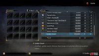 There are plenty of nice items here, but the Golden Sword should be what you’re aiming for.