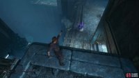 with Orb 2 at the broken bridge, pull it up from above