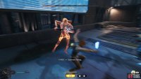 The K-405 droid will sometimes retaliate from your attacks with a more swift red attack.