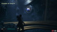Grab the orb to your left by using Force: Pull.