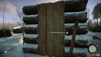 Look at the door with a stick in your hand to see the preview of where it will be placed.