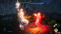If you miss it, the boss will drain your health before knocking you back with force.