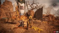 You can interact with most Battle and Marker Flags to find the Online Lobby.