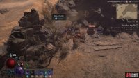 to find the statue sitting in the camp