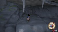 Use explosives to blow up the crack in the wall. and open up the cave.
