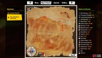 The treasure map shows that the next treasure is on Madra Nöj. 
