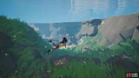 You can soul jump into a fish or use the underwater bubble soul melody. 