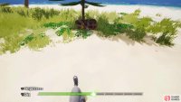 Use a dog to dig up the chest, then a crab to break the chains