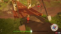 You can see the entrance to the cave from the one side of the bridge