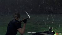 Aim just ahead of the Lunker Bass to hit it with your harpoon.