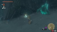 Follow a Blupee into a nearby cave