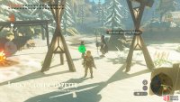 Find Juannelle and Gesane next to the downed Rito Bridge.