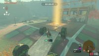 Return to the starting position after hitting each of the lights.