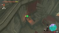 The secret space behind the throne is where the chest containing the Champion’s Leathers will be.