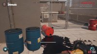 There is a tripwire right in front of the gate, so be careful