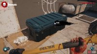 Open the stash to get your weapon finish the sidequest