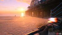 The quest will start as soon as you walk under the pier.