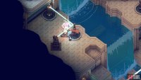 For the second puzzle, you’ll have to first get the laser to hit this pillar.
