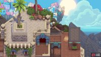 You will then be able to go behind the building.
