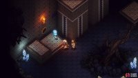 The lever will reset the two platforms, where you can find another hole for a Key.