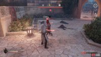 Make sure to dodge the red attacks, as you can’t parry those.