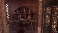 Once inside, move the shelf to gain access to the Gear Chest.