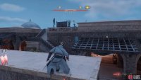 The NPC with the key is found on the rooftops of the House of Wisdom.